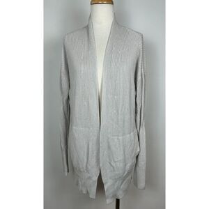 Lululemon Cashlu Sweater Wrap Cardigan Pockets Gray Size S/M